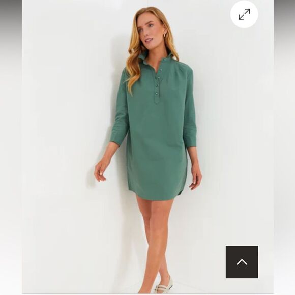 Tuckernuck Pomander Place Polly Shirt Dress size Medium- great used condition - Picture 10 of 14